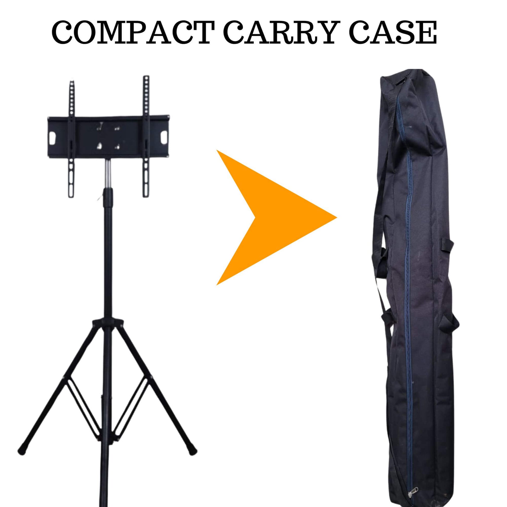 Gadget Wagon TV Stand Tripod 3-6ft Up to 55" 35kg VESA 400x400mm free shipping