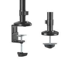 gadget wagon 14 - 32 Inch Dual Monitor Gas Spring Strut Vertical Arm mount | Improve Posture & Reduce Pain free shipping