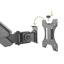 gadget wagon 14 - 32 Inch Dual Monitor Gas Spring Strut Vertical Arm mount | Improve Posture & Reduce Pain free shipping