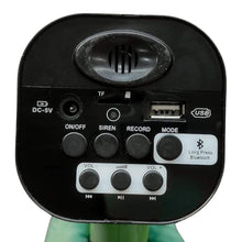 400 m Handheld Megaphone with recorder, USB and memory card input. Talk, record, play, siren, music