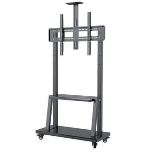 75 - 110 Inches Interactive Display Screens Trolley cart Lockable wheels 130 kgs Movable