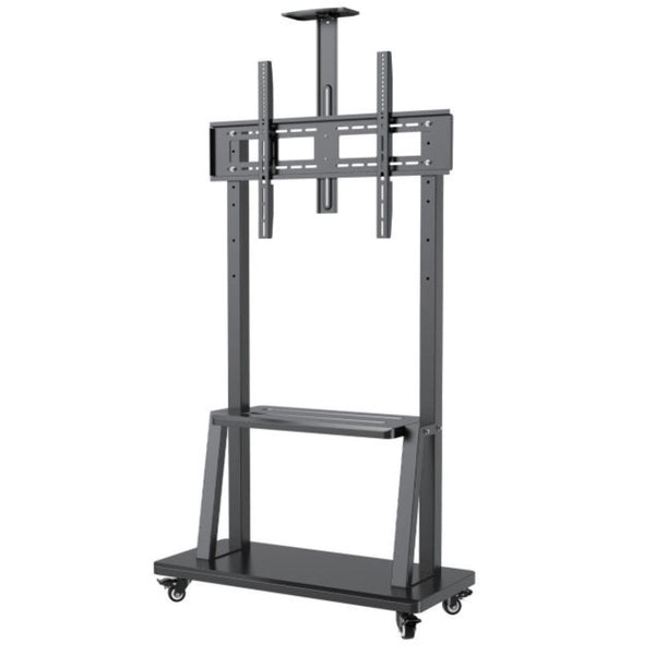 75 80 86 100 Inches LED Screens Trolley cart flat panel Display 100 kg ...