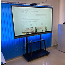 75 - 110 Inches Interactive Display Screens Trolley cart Lockable wheels 120 kgs Movable