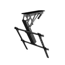Gadget Wagon 50–75 Inch TV Motorized Drop Down Flip Ceiling Mount for  | 40 Kg Capacity | Motorised 0°–85° Tilt | VESA up to 600×600 mm | Remote + Tuya/Smart Life App Control | Black, free shipping