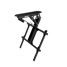 Gadget Wagon 50–75 Inch TV Motorized Drop Down Flip Ceiling Mount for  | 40 Kg Capacity | Motorised 0°–85° Tilt | VESA up to 600×600 mm | Remote + Tuya/Smart Life App Control | Black, free shipping