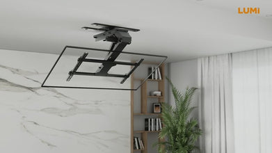 Lumi Smart Motorised TV Ceiling Mount with Swivel Design & Double Stud Installation Option PLB-M0748DS free shipping