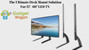 23 to 65 Inch LED TV Table Top Desk Stand with Mount | VESA Compatible | 45 kgs Weight Capacity