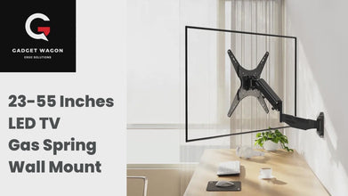 23 to 55 inches LED TV Gas Spring Flexi Wall Mount 30 Kgs Load Capacity