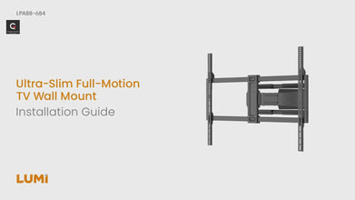 Lumi Heavy Duty Full-Motion TV Wall Mount for 50