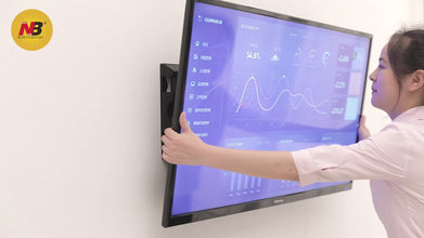 NB P4 6 Way Swivel Tilt TV Wall Mount 32-55-inch Full Motion Cantilever