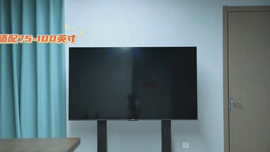 60-100 inch TV Cart Motorized Stand Interactive Panel Lift Heavy Duty | 136.4 Kgs Load Capacity T70