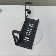 Extendable Cable Management Tray Organizer Under Desk for Office and Home No Drill Metal, Black