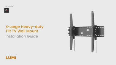 Lumi X-Large Heavy-Duty Tilt TV Wall Mount for 60–100 Inch TVs | 100kg Capacity | ±15° Toolless Tilt | VESA Up to 1000x800, free shipping