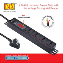 MX Extension Board 4 Outlet 1500W 6/16 AMP Digital Display 4126