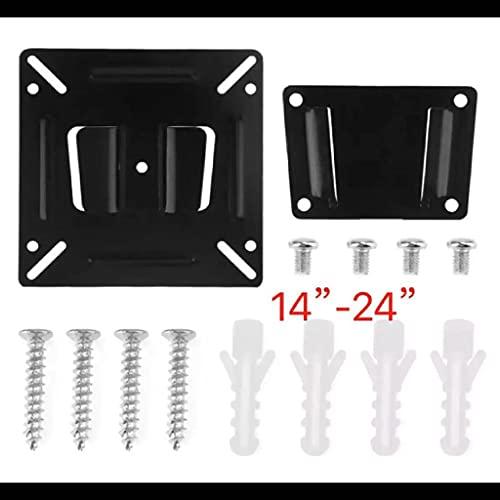 10 - 24 inch Monitor LED TV Fixed Wall Mount Stand Bracket kit - GADGET WAGON TV Wall & Ceiling Mounts