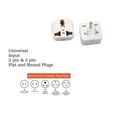 10 amps USA America 3 pin Converter Worldwide Input Plug 3 nos - GADGET WAGON CE