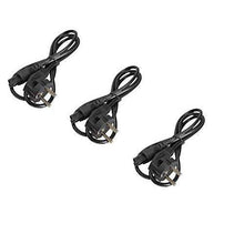 1.2 Meters Power Cord 3 pin for Laptop adapters, 4 feet, 3 Pin 6 Amps - GADGET WAGON CABLE_OR_ADAPTER