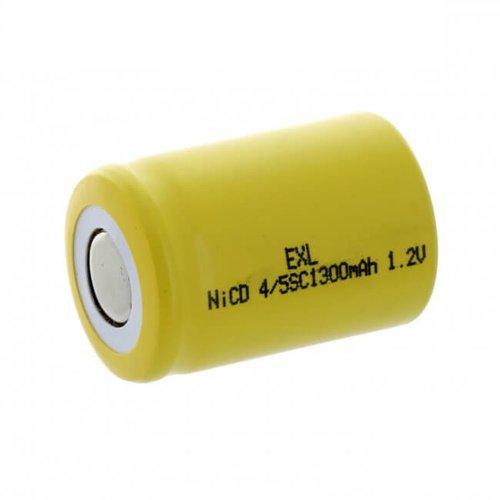 1.2 V 1900 mAh 4/5 SUB C Rechargeable battery for Torch , Radio ,..1 Unit - GADGET WAGON Batteries