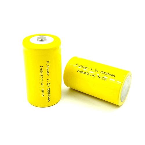 1.2 V 5000 mAh Size ' D ' Rechargeable battery for torches flashlights - GADGET WAGON Batteries