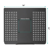 13 14 15.6 inch Laptop Tray VESA Attachable 100x100mm for Monitor Arms and Wall mounts - GADGET WAGON Laptop Risers & Stands