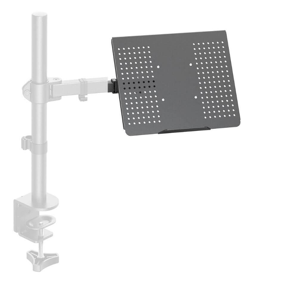 13 14 15.6 inch Laptop Tray VESA Attachable 100x100mm for Monitor Arms and Wall mounts - GADGET WAGON Laptop Risers & Stands