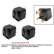 13 Amps 3 Pin UK Malaysia Singapore Hong Kong to India Converter - GADGET WAGON Travel Converters & Adapters