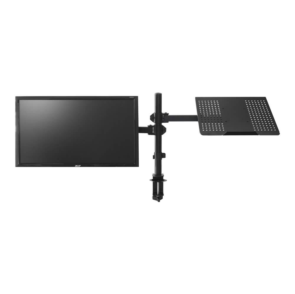 13 to 27 inch Dual Monitor & Laptop Arm Stand Adjustable Mount Stand Desk Arm - GADGET WAGON Monitor Arm