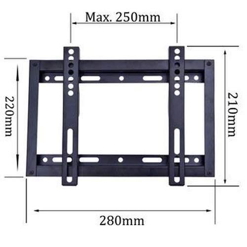 14 - 43" LED TV Wall Mount Bracket | Strong Heavy Duty for LCD & Plasma - GADGET WAGON TV Wall & Ceiling Mounts