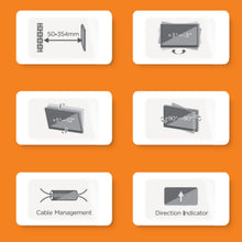 14 to 32 inches Corner Swivel Extendable Arm Rotate and Swivel Monitor and TV Wall Mount Bracket - GADGET WAGON TV Wall & Ceiling Mounts