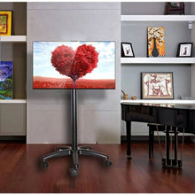 14 to 55 inch LED TV Cart Portable Stand with Wheels, Swivel & Tilt Function| 30 kgs Load Capacity - GADGET WAGON TV Wall & Ceiling Mounts