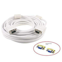15 pin VGA Male to Male Cable for CCTV, DVR, Desktop, Printer, PC, Machines and Other appliances - GADGET WAGON CABLE_OR_ADAPTER
