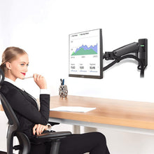 17-27 Inch Gas Spring Monitor Wall Mount Bracket Full Motion Articulating Swivel for Display - GADGET WAGON Gas Spring Arm