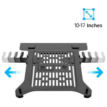 17 to 27 inch Gas Strut LED Monitor Desk Arm with Laptop Tray 360 Degree Swivel tilt F160 Fp2 - GADGET WAGON Gas Spring Arm