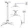 2 Feet Heavy Duty Projector Tilt Mount for Wall and Ceiling