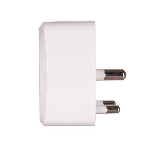 2 USB 2.1A Adapter with Universal Input Socket3 pin Multiplug - GADGET WAGON Travel Converters & Adapters