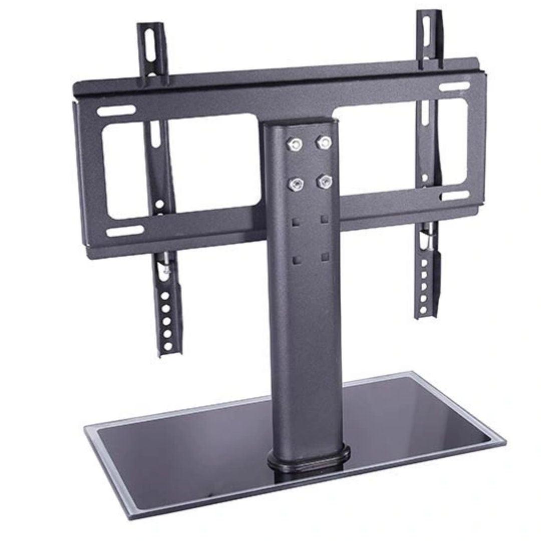 24 - 42" LED TV Table top Stand Base legs Bracket Desk Mount Universal - GADGET WAGON Desk Arm