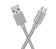 2.4A Micro USB Fast Charge and sync Data Transfer Cable 1 Meter Nylon Metal