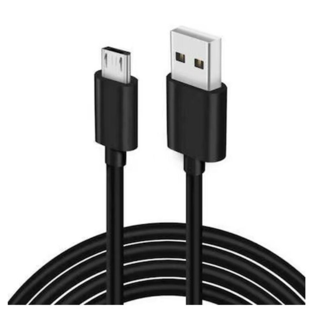 2.4A Micro USB Fast Charge and sync Data Transfer Cable 1 Meter PVC Rubber Coated - GADGET WAGON ELECTRONIC_CABLE