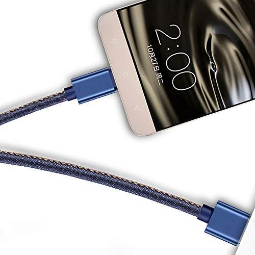 2.4A Type C Fast Charge and sync Data Transfer Cable 1 Meter Denim Coating Material - GADGET WAGON ELECTRONIC_CABLE