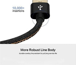 2.4A Type C Fast Charge and sync Data Transfer Cable 1 Meter Denim Coating Material - GADGET WAGON ELECTRONIC_CABLE