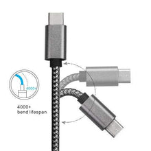 2.4A Type C Fast Charge and sync Data Transfer Cable 1 Meter Leather Finish - GADGET WAGON ELECTRONIC_CABLE