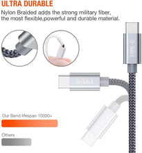 2.4A Type C Fast Charge and sync Data Transfer Cable 1 Meter Nylon Braided - GADGET WAGON ELECTRONIC_CABLE