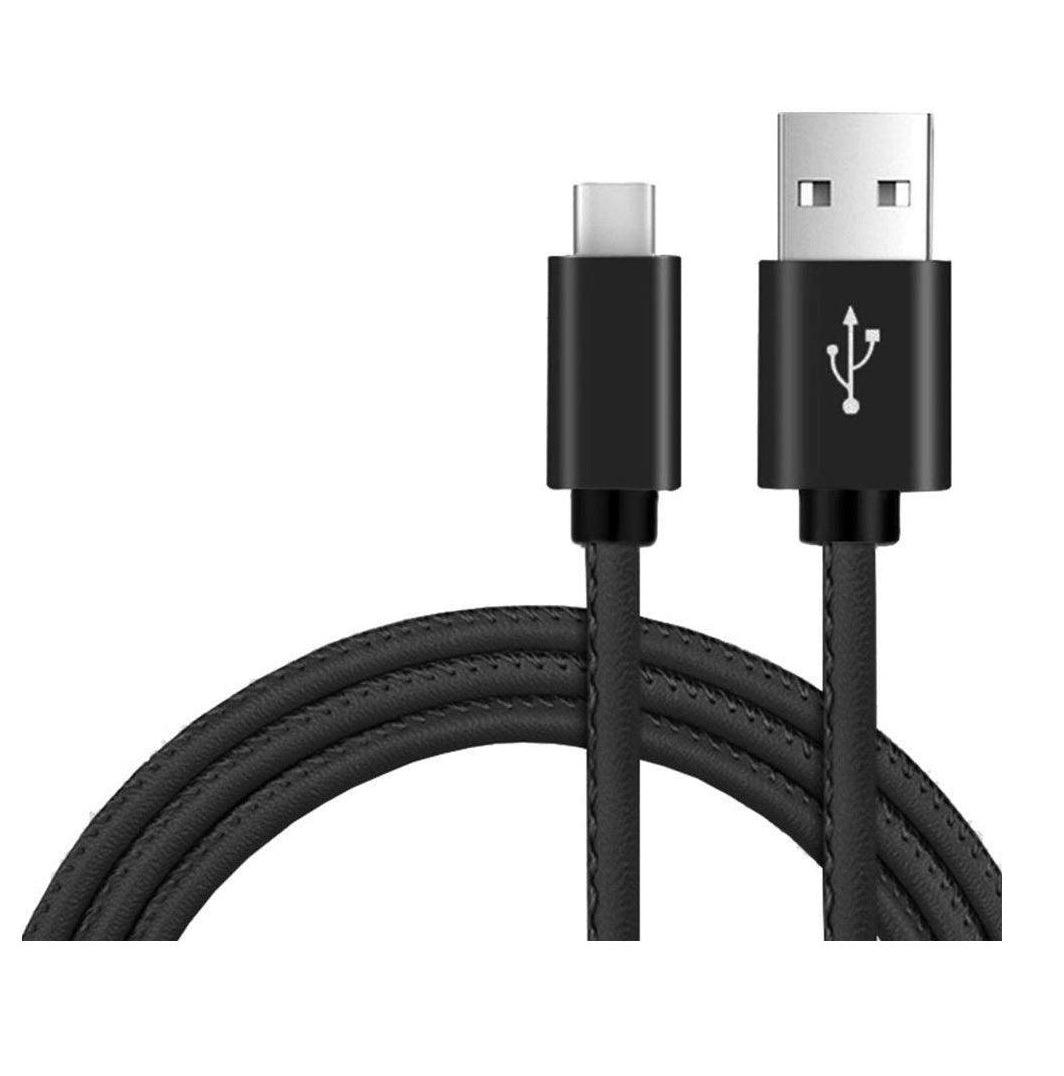 2.4A Type C Fast Charge and sync Data Transfer Cable 1 Meter PVC Rubber Coated - GADGET WAGON ELECTRONIC_CABLE