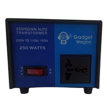 250 Watts Auto Wound Step Down Transformer 220 to 110 volts 0.25 Kva - GADGET WAGON Step Down Converters