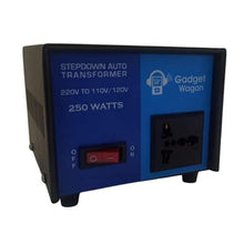 250 Watts Auto Wound Step Down Transformer 220 to 110 volts 0.25 Kva - GADGET WAGON Step Down Converters