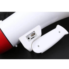 40W Megaphone Handheld Rechargeable Siren/Sound Recording/USB/Aux/TF