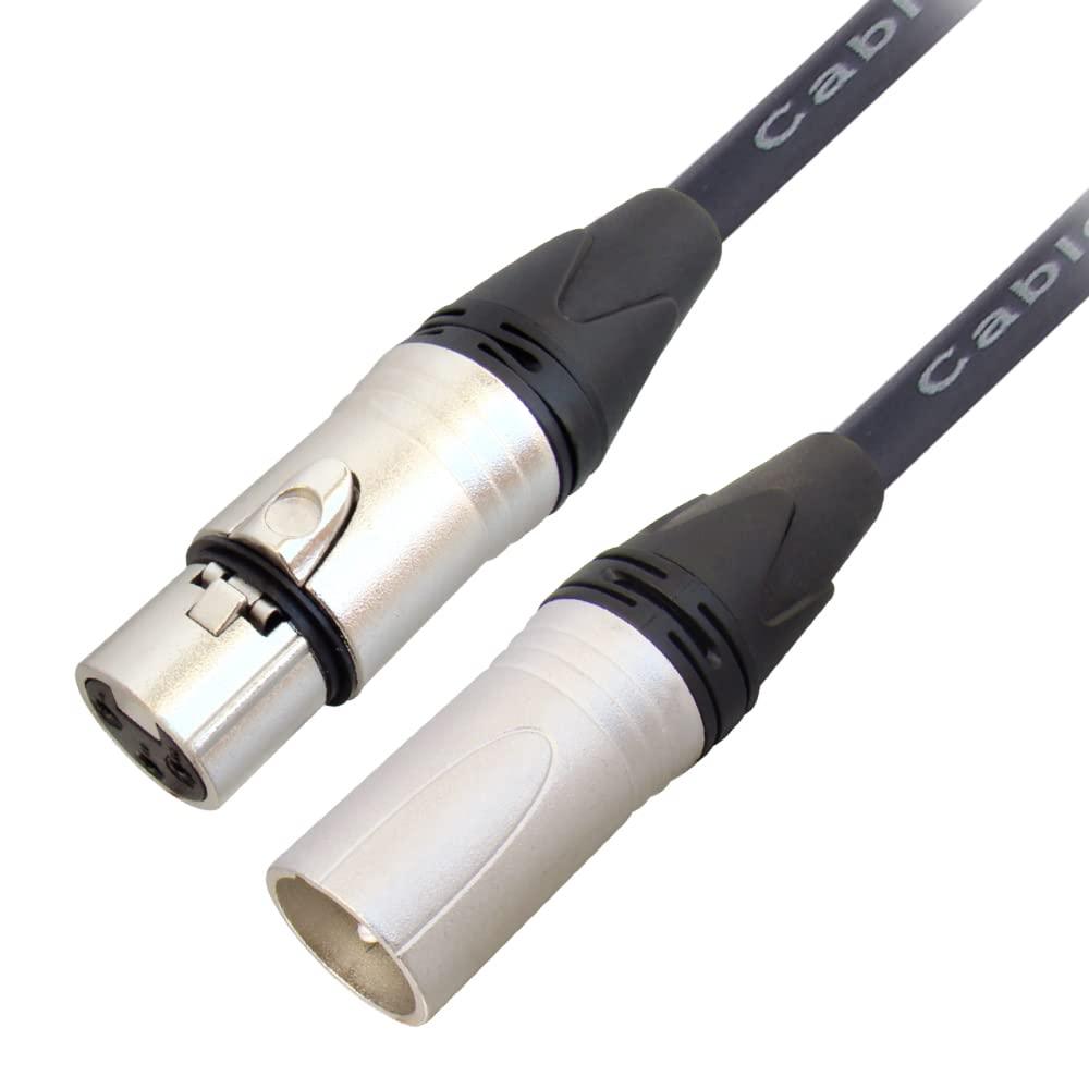 3-Pin Male XLR to 3-Pin Female XLR 3 Meters - GADGET WAGON Audio & Video Cables , Connectors