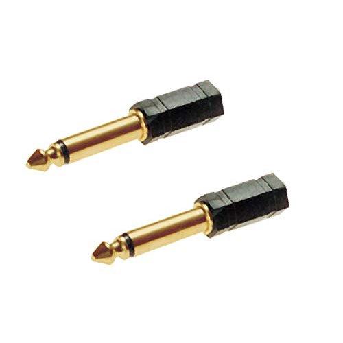 P38 TRS, Stereo 3.5 mm, RCA converters Adapter connectors Male to Female - Pack of 2