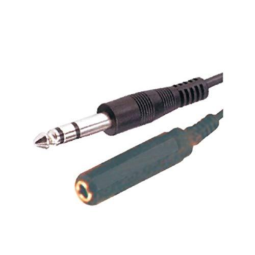 1.5 Meters p 38 6.3 mm Stereo TRS Male to Female Cable for Extension Gender Converter
