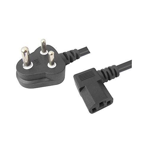 Right angle L shaped power cord for printer desktop machines scanner 1.5 3 5 Meters choose from dropdown